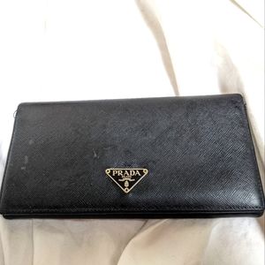 Authentic Prada Saffiano Leather Wallet